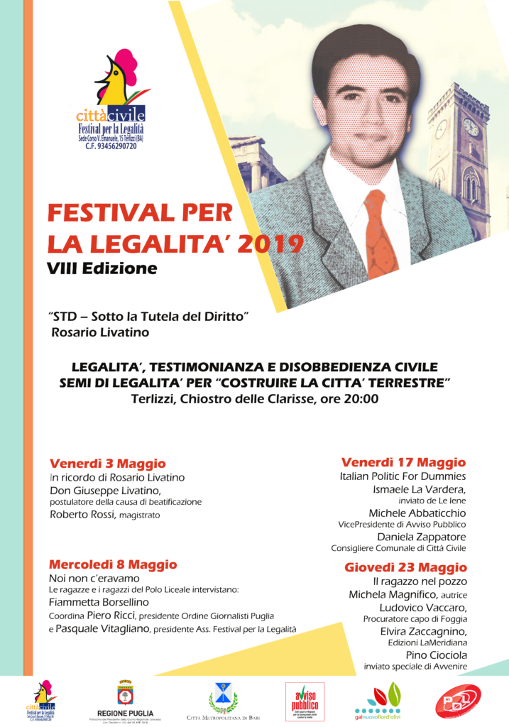 Programma completo del Festival per la Legalità 2019 - Festival per la ...